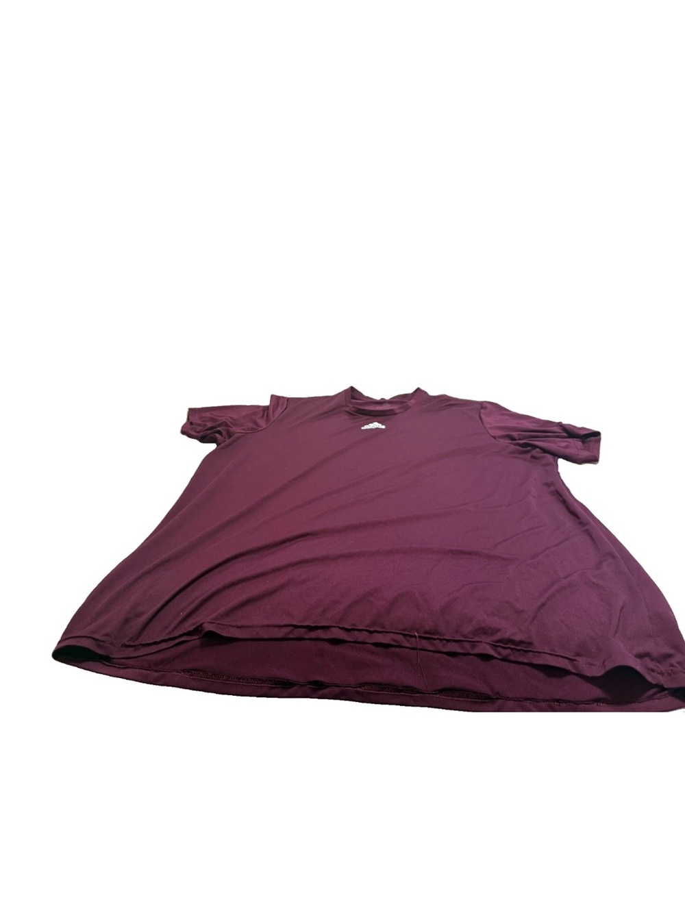 Adidas Mens Maroon Red Short Sleeve Shirt! 3XLT